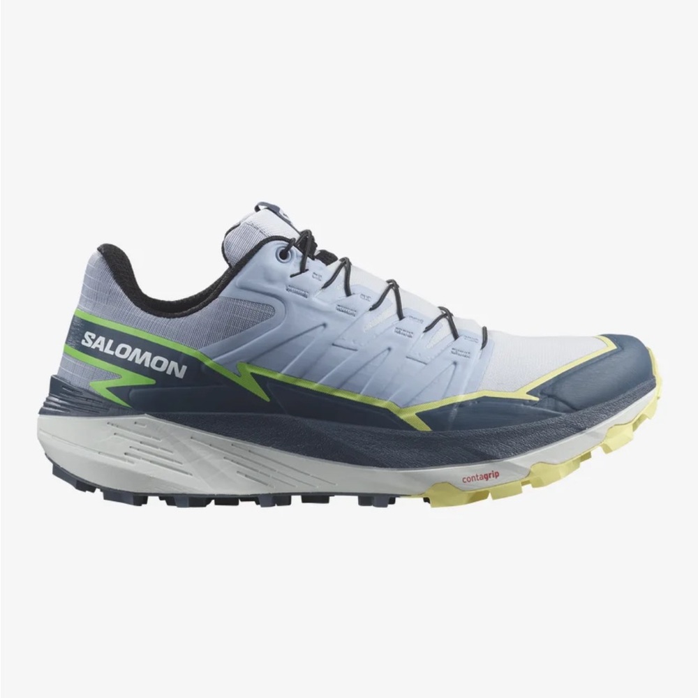 Salomon Thundercross Trail Running Shoes - Blue and Yellow - Like new!